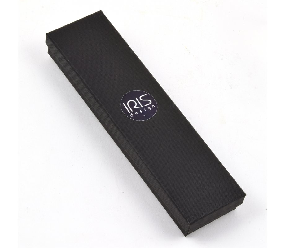 Handcrafted Pewter & Enamel Beaded Light blue Mezuzah Case, Love Birds - Iris Design