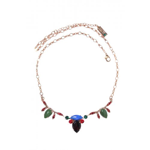 Handmade Necklace, Colorful Semi Precious Stones from The Crown Collection - Amaro