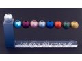 Hanukkah Menorah with Balls in Space, Miracles and Wonders Words - Agayof