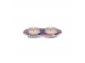 Jerusalem Design Glass and Metal Candle Holders for Tea Lights - Yair Emanuel