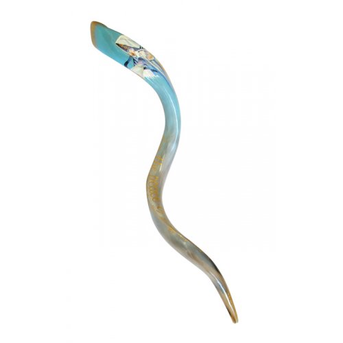 Jerusalem Hand Painted Yemenite Shofar