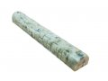 Jerusalem Stone Round Mezuzah Case, Set of Four with Western Wall - 5.9