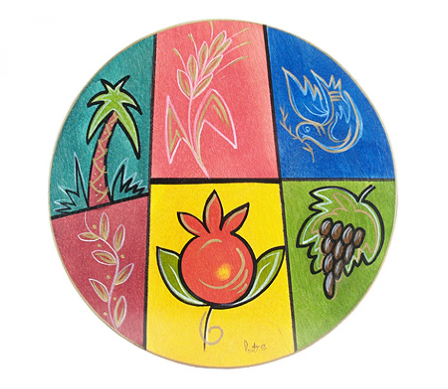 Kakadu Round Placemat - Seven Species
