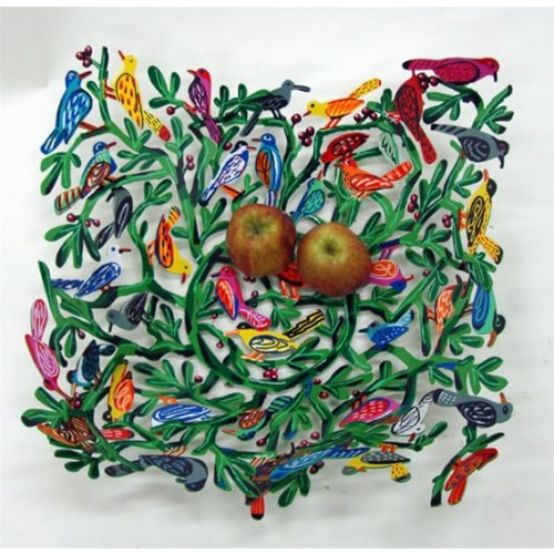 Laser Cut Fruit Bowl or Wall Decoration - Birds of the World by David Gerstein