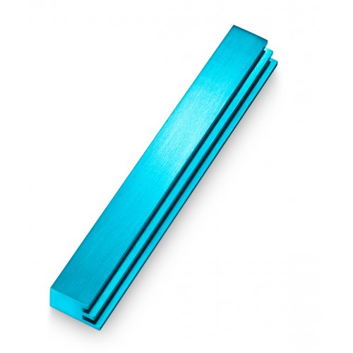 Laser Cut Steps Design Turquoise Mezuzah Case by Adi Sidler