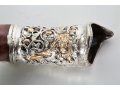 Lion and Lamb Silver Yemenite Shofar