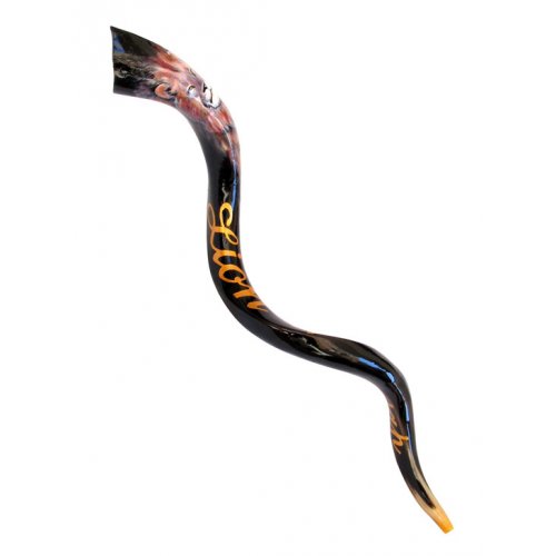 Lion of Judah Hand Painted Yemenite Shofar