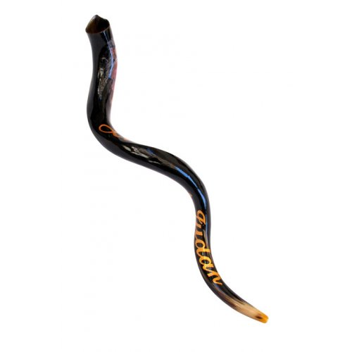 Lion of Judah Hand Painted Yemenite Shofar