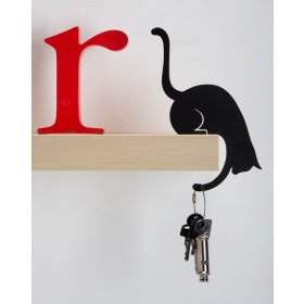 Cat Vs. Crow - Paper Towel Holder - Gray ⋆ Artori Design