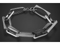 Man's Bracelet with Stainless Steel Links  Adi Sidler