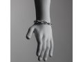 Man's Bracelet with Stainless Steel Links  Adi Sidler