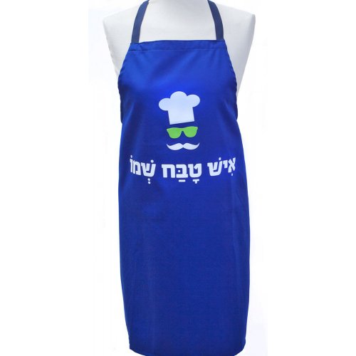 Man's Kitchen Apron Ish Tabach Shemo - Barbara Shaw