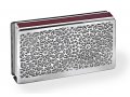 Matchbox Holder with Flowerburst Design and Shabbat Shalom - Dorit Judaica