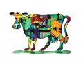 Medina Cow Free Standing Double Sided Steel Sculpture - David Gerstein