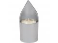 Metal Yahrzeit Memorial Candle Holder, Flame Shaped - Yair Emanuel