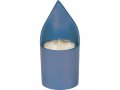 Metal Yahrzeit Memorial Candle Holder, Flame Shaped - Yair Emanuel