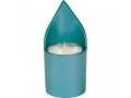 Metal Yahrzeit Memorial Candle Holder, Flame Shaped - Yair Emanuel