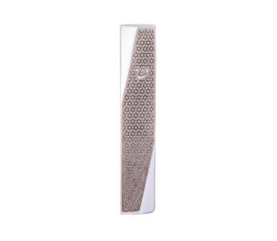 Mezuzah Case, Geometric Design with Stars of David in Choice of Colors - Yair Emanuel