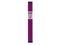 Mezuzah Case with Bubbly Dots Shin, Dark Colors at 4 Inches Height - Agayof