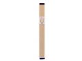 Mezuzah Case with Shin of Three Leaves, Dark Colors at 6 Inches Height - Agayof