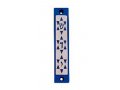 Mezuzah Case with Three Stars of David in Dark Colors, 4 Inches Height - Agayof