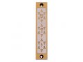 Mezuzah Case with Three Stars of David in Light Colors, 4 Inches Height - Agayof