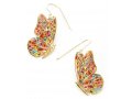 Millefiori Thousand-Flowers Butterfly Earrings by Adina Plastelina