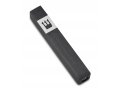 Mini Mezuzah Case with Shin Crown Design, Black - Adi Sidler