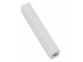 Mini Mezuzah Case with Shin Crown Design, White - Adi Sidler