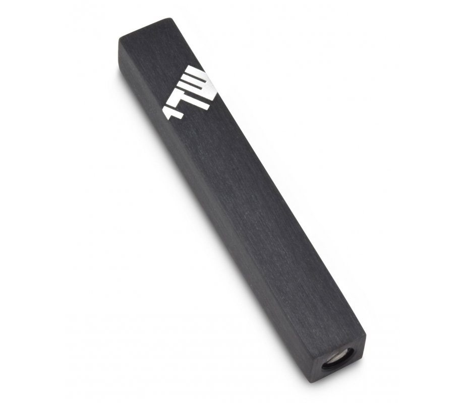 Mini Mezuzah Case with Three Lettered Hebrew Divine Name, Black - Adi Sidler