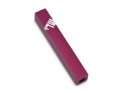 Mini Mezuzah Case with Three Lettered Hebrew Divine Name, Purple - Adi Sidler