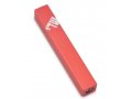 Mini Mezuzah Case with Three Lettered Hebrew Divine Name, Red - Adi Sidler
