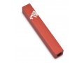 Mini Mezuzah Case with Three Lettered Hebrew Divine Name, Red - Adi Sidler