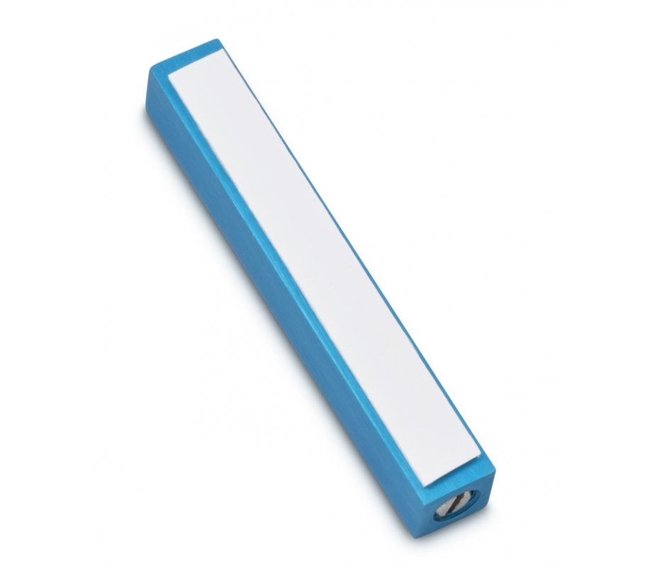 Mini Mezuzah Case with Three Lettered Hebrew Divine Name, Turquoise - Adi Sidler