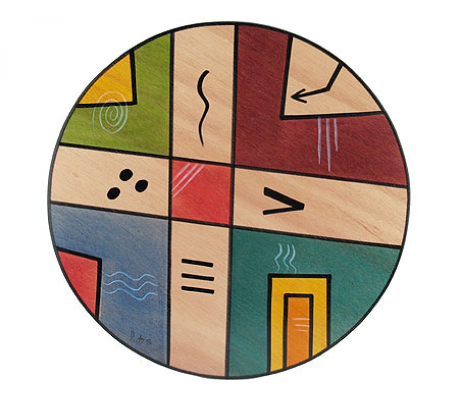 Mondo Round Placemat - Kakadu