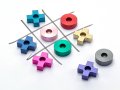 Multicolor Tic Tac Toe Hanukkah Menorah - Laura Cowan