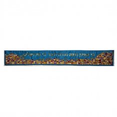 Multicolor on Blue Jerusalem Design Yair Emanuel Atarah for Tallit