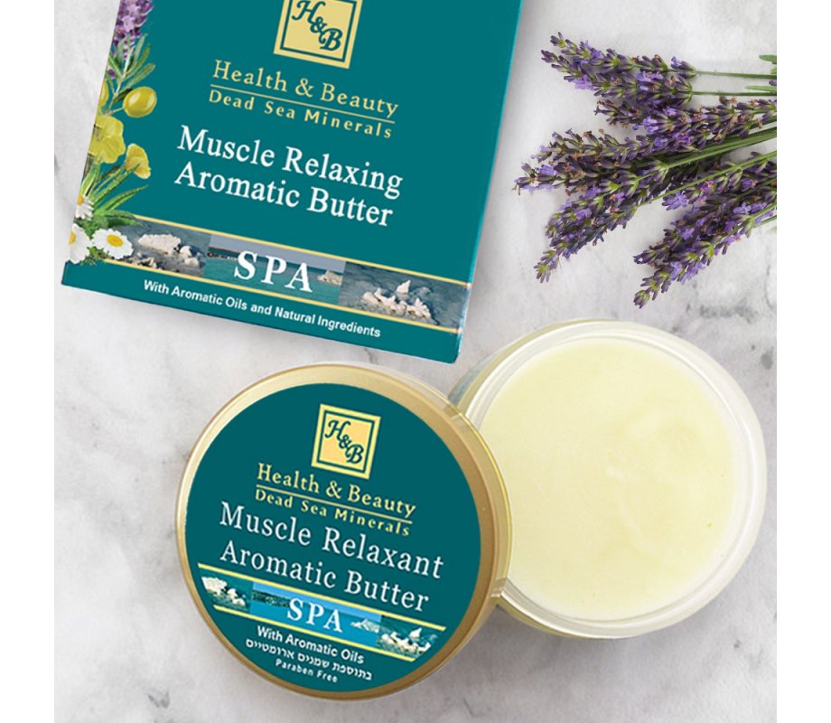 Muscle Relaxing Aromatic Butter Enriched with Oils and Dead Sea Minerals – H&B
