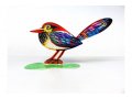 Musical Bird Free Standing Double Sided Steel Sculpture - David Gerstein