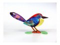 Musical Bird Free Standing Double Sided Steel Sculpture - David Gerstein
