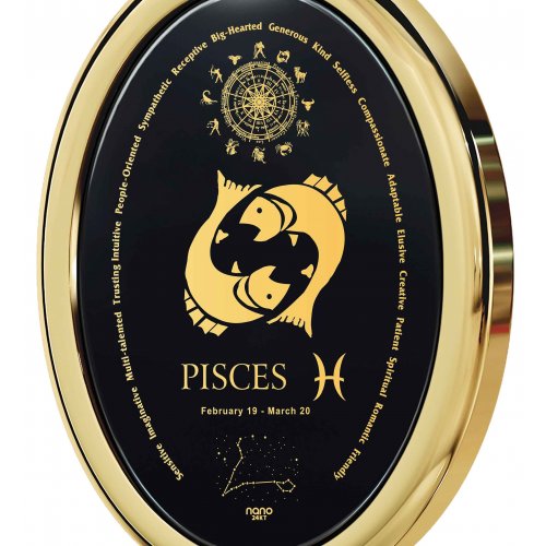 Nano Jewelry Pisces Zodiac Necklace