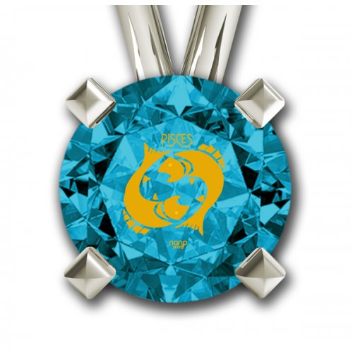 Nano Jewelry Pisces Zodiac Pendant