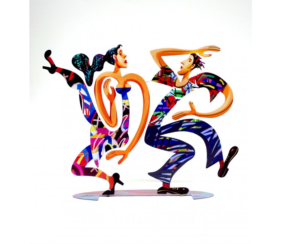 New Swingers Free Standing Double Sided Sculpture Figures - David Gerstein