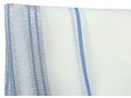 Non Slip Lightweight Acrylic Tallit Prayer Shawl with Silver and Light Blue Stripes