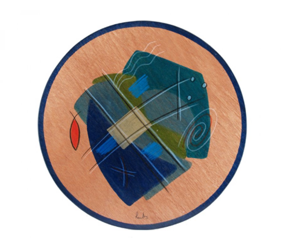 Ocean Design Round Placemat - Kakadu