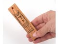 Olive Wood Mezuzah Cases with Judaic Symbols, Set of Six - 5.1 Height