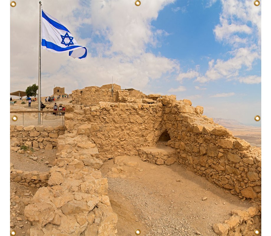Panoramic Masada Sukkah Single-Wall Panel 8 ft Width