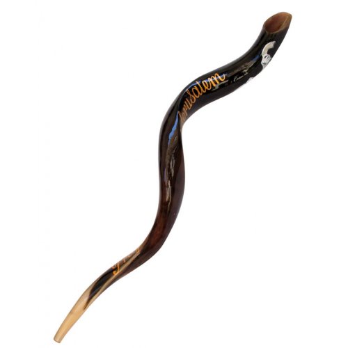 Peace Hand Painted Yemenite Shofar