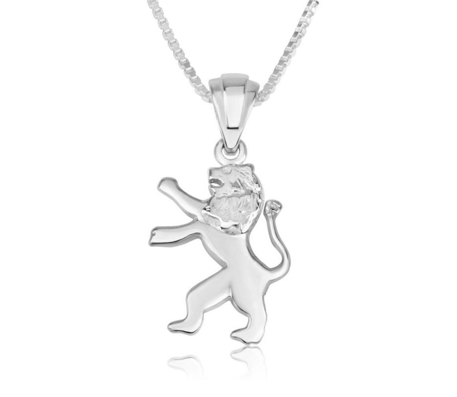 Pendant Necklace, Roaring Lion of Judah - Sterling Silver