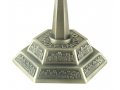 Pewter Seven Branch Menorah, Jerusalem Images - Choice 5.3